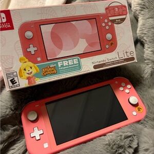 Nintendo Switch Lite Coral Handheld Console
